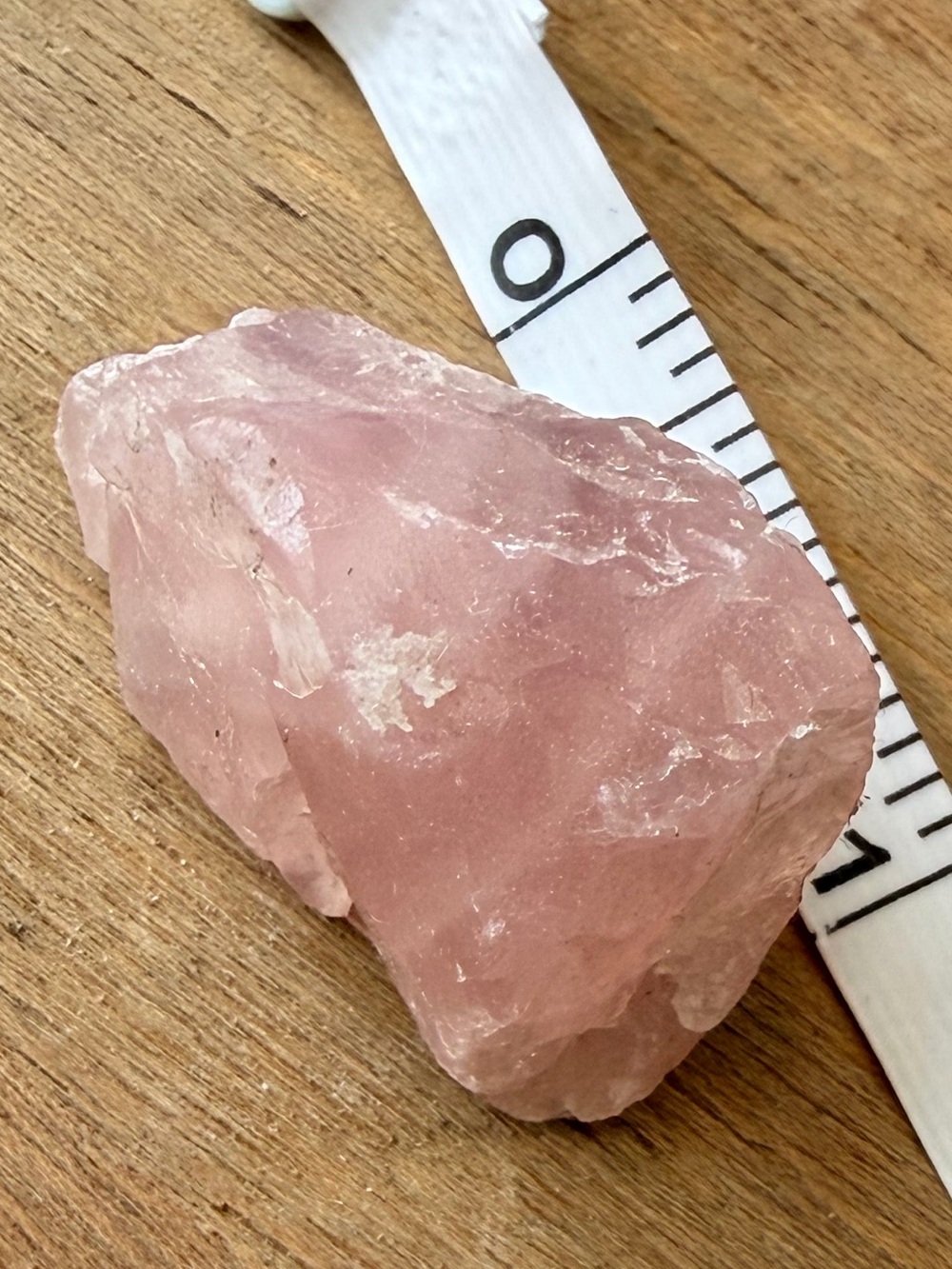 Raw Rose Quartz Crystal Natural Pink Rough Stone Specimen 1.5”